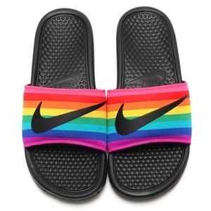 Nike benassi rainbow Clearance